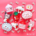 Japan Sanrio Strawberry Drawstring Bag - Hello Kitty / Sakuma - 7