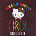 Japan Sanrio Square Pouch - Hello Kitty / Tirol Choco - 3