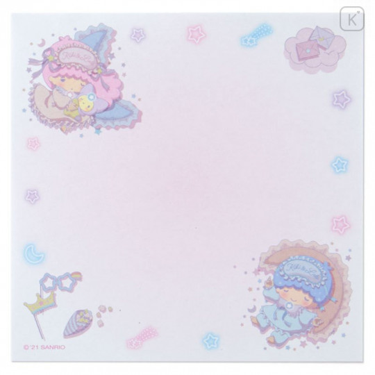 Japan Sanrio Square Memo - Little Twin Stars / Dream Party - 7