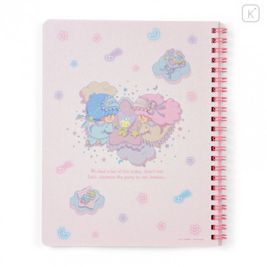 Japan Sanrio Spiral Notebook - Little Twin Stars / Dream Party - 2