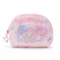 Japan Sanrio Round Pouch - Little Twin Stars / Party Dream - 1