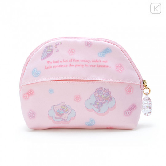 Japan Sanrio Round Pouch - Little Twin Stars / Party Dream - 2