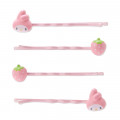 Japan Sanrio Hairpin Set with Mascot Case - My Melody / Forever Sanrio - 3