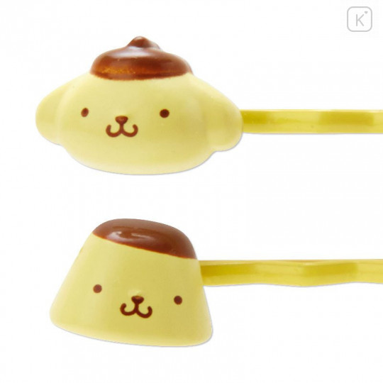 Japan Sanrio Hairpin Set with Mascot Case - Pompompurin / Forever Sanrio - 6