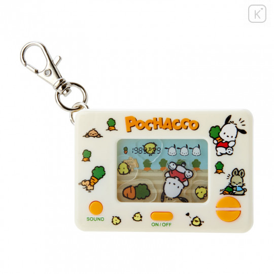 Japan Sanrio Game Style Keychain - Pochacco - 1