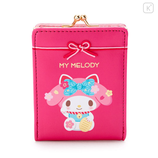 Japan Sanrio Gamaguchi Pouch - My Melody : Lucky - 1