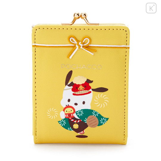 Japan Sanrio Gamaguchi Pouch - Pochacco : Lucky - 1