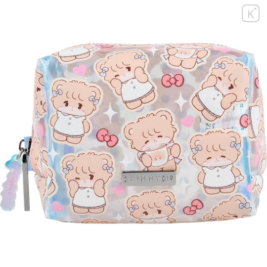 Japan Mikko Illustrations Skinnydip Makeup Pouch - Lil ala mode : Latte - 1