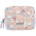 Japan Mikko Illustrations Skinnydip Makeup Pouch - Lil ala mode : Latte - 1