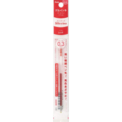 Japan Pentel XBGRN3 Ballpoint Pen Refill - 0.3mm Red