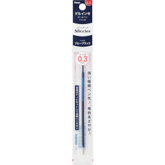 Japan Pentel XBGRN3 Ballpoint Pen Refill - 0.3mm Blue Black