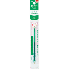 Japan Pentel XBGRN3 Ballpoint Pen Refill - 0.3mm Green