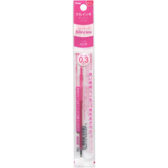 Japan Pentel XBGRN3 Ballpoint Pen Refill - 0.3mm Pink