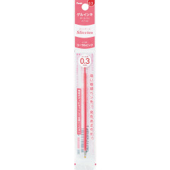 Japan Pentel XBGRN3 Ballpoint Pen Refill - 0.3mm Coral Pink