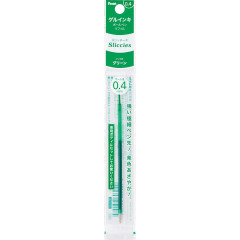 Japan Pentel XBGRN4 Ballpoint Pen Refill - 0.4mm Green