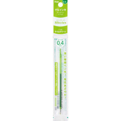Japan Pentel XBGRN4 Ballpoint Pen Refill - 0.4mm Lime Green