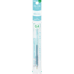 Japan Pentel XBGRN4 Ballpoint Pen Refill - 0.4mm Milk Blue