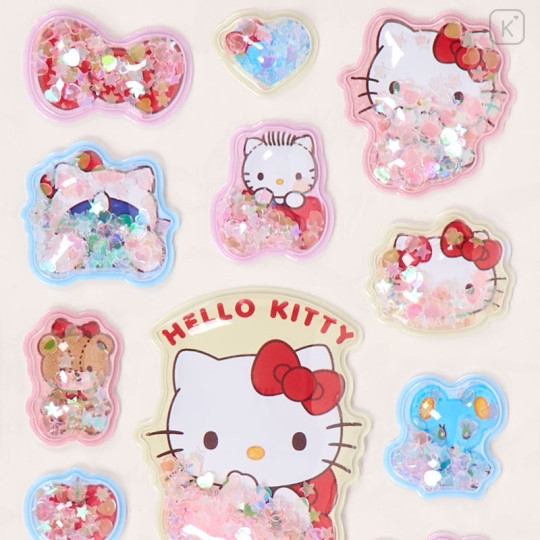 Japan Sanrio Shaker Stickers - Hello Kitty - 3