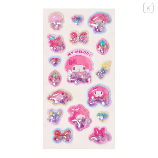 Japan Sanrio Shaker Stickers - My Melody - 2