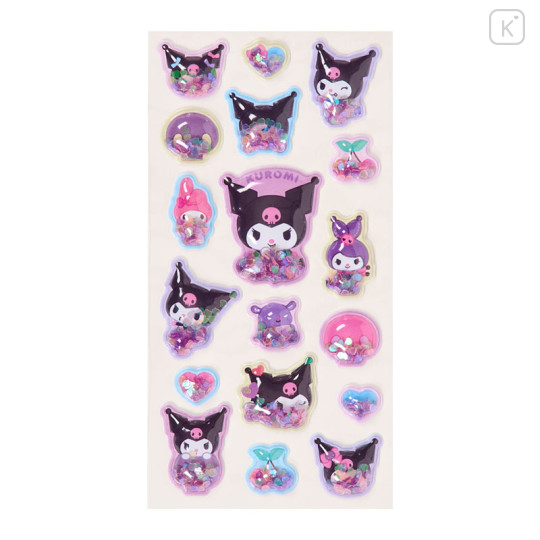 Japan Sanrio Shaker Stickers - Kuromi - 2
