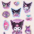Japan Sanrio Shaker Stickers - Kuromi - 3
