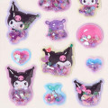 Japan Sanrio Shaker Stickers - Kuromi - 4