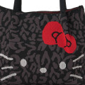 Japan Sanrio Rootote Deli Tote Bag - Hello Kitty : Leo Black - 4