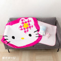 Japan Sanrio Original Face-Shaped Blanket - Hello Kitty : Pink - 3