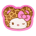 Japan Sanrio Original Face-Shaped Blanket - Hello Kitty : Brown - 1