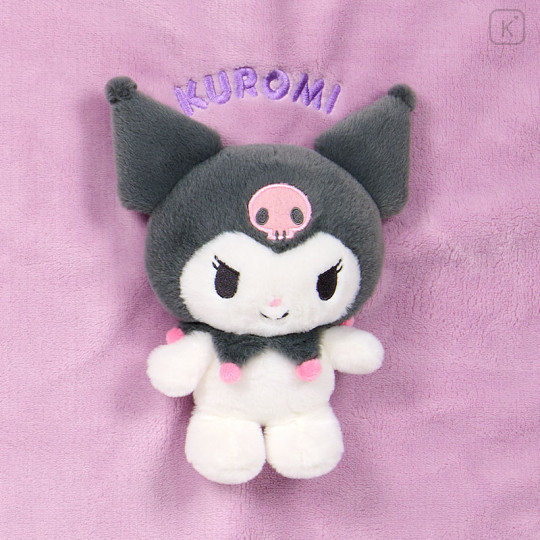 Japan Sanrio Original 2-Way Blanket - Kuromi - 3