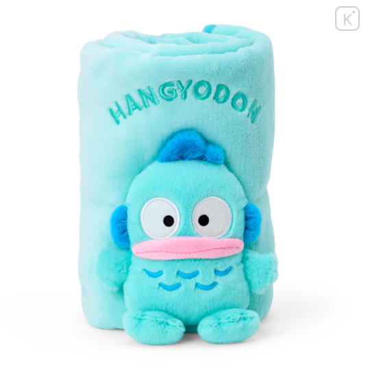 Japan Sanrio Original 2-Way Blanket - Hangyodon - 2