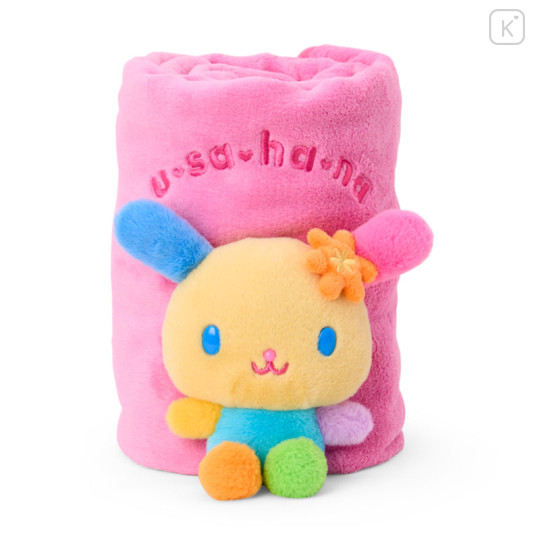 Japan Sanrio Original 2-Way Blanket - Usahana - 2