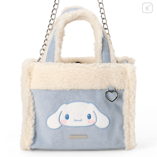 Japan Sanrio Original Square Boa 2-Way Bag - Cinnamoroll - 2