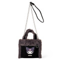 Japan Sanrio Original Square Boa 2-Way Bag - Kuromi - 1