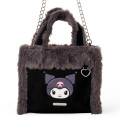 Japan Sanrio Original Square Boa 2-Way Bag - Kuromi - 2
