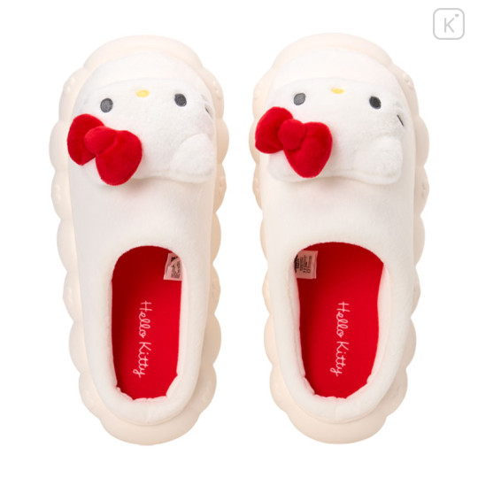 Japan Sanrio Original Mascot Slippers - Hello Kitty : White - 2