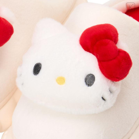 Japan Sanrio Original Mascot Slippers - Hello Kitty : White - 5