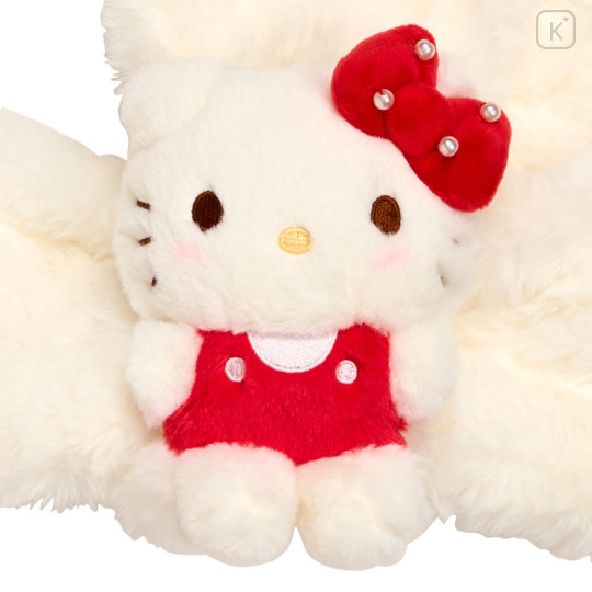 Japan Sanrio Original Kids Scarf with Mascot - Hello Kitty - 2