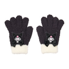 Japan Sanrio Original Kids Stretch Gloves - Kuromi