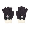 Japan Sanrio Original Kids Stretch Gloves - Kuromi - 1