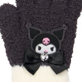 Japan Sanrio Original Kids Stretch Gloves - Kuromi - 2