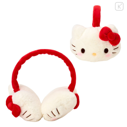 Japan Sanrio Original Kids Earmuffs - Hello Kitty : Face - 1