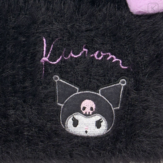 Japan Sanrio Original Kids Knit Hat - Kuromi - 2