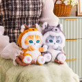 Japan Mofusand Sitting Pose Plush Toy - Woodlands Wolf Cat - 2