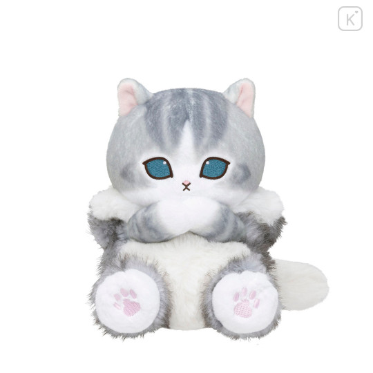 Japan Mofusand Sitting Pose Plush Toy - Woodlands Wolf Cat - 6