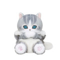 Japan Mofusand Sitting Pose Plush Toy - Woodlands Wolf Cat - 6