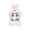 Japan Mofusand Sitting Pose Plush Toy - Woodlands Rabbit Cat - 3