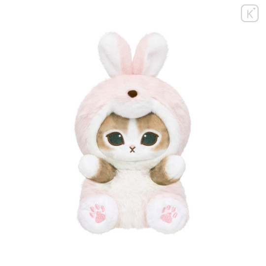 Japan Mofusand Sitting Pose Plush Toy - Woodlands Rabbit Cat - 4