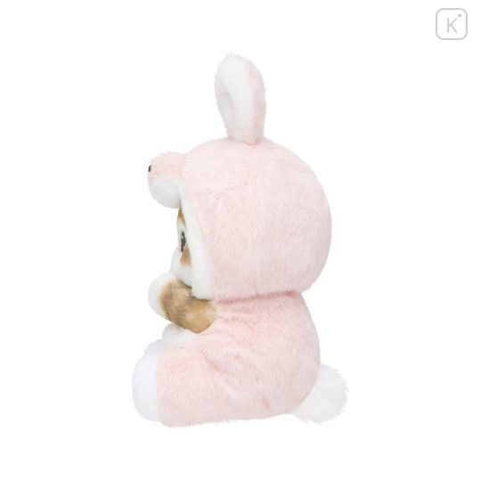 Japan Mofusand Sitting Pose Plush Toy - Woodlands Rabbit Cat - 6