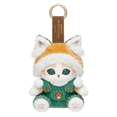 Japan Mofusand Mascot Holder - Woodlands Fox Hat Cat